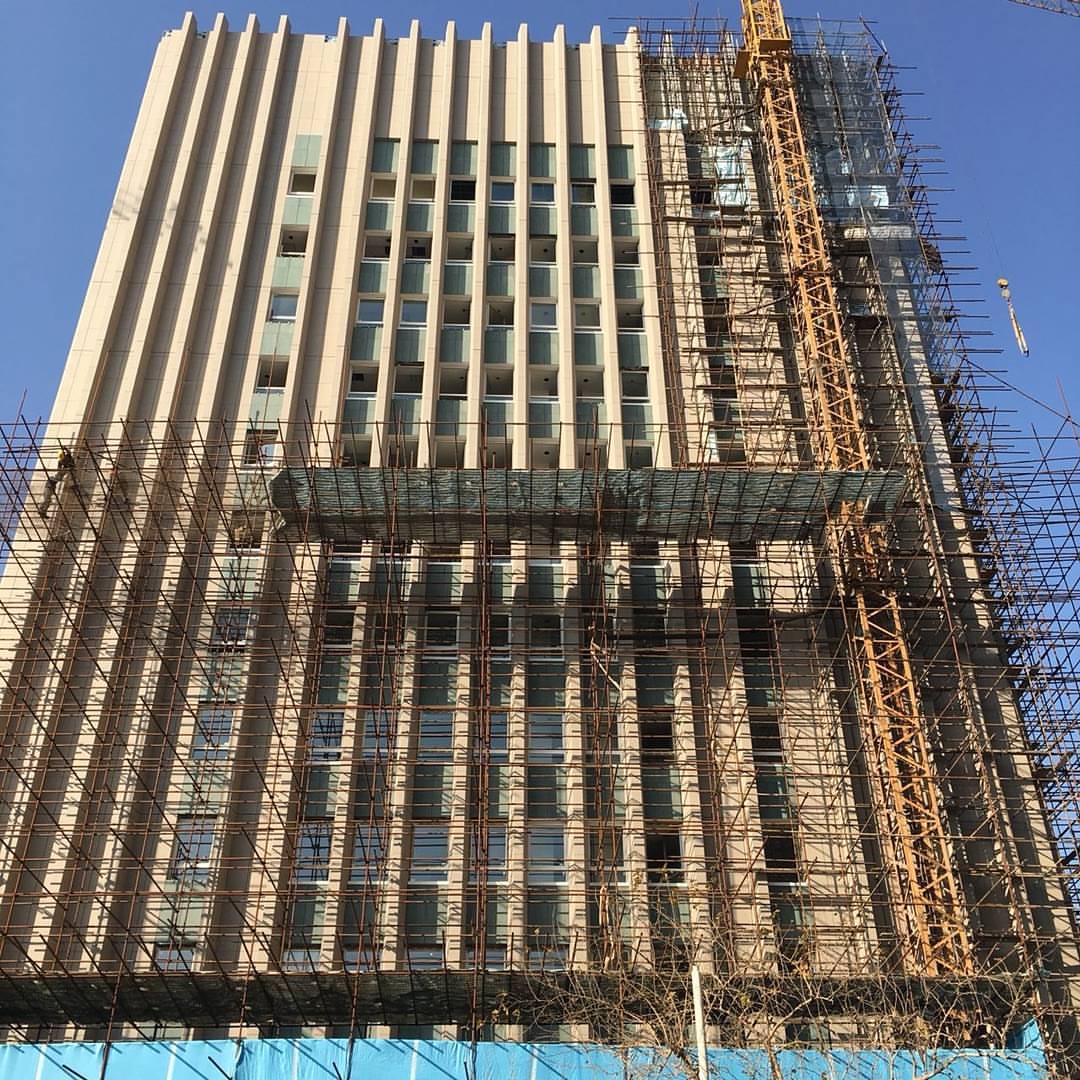 داربست فلزی در جنوب تهران